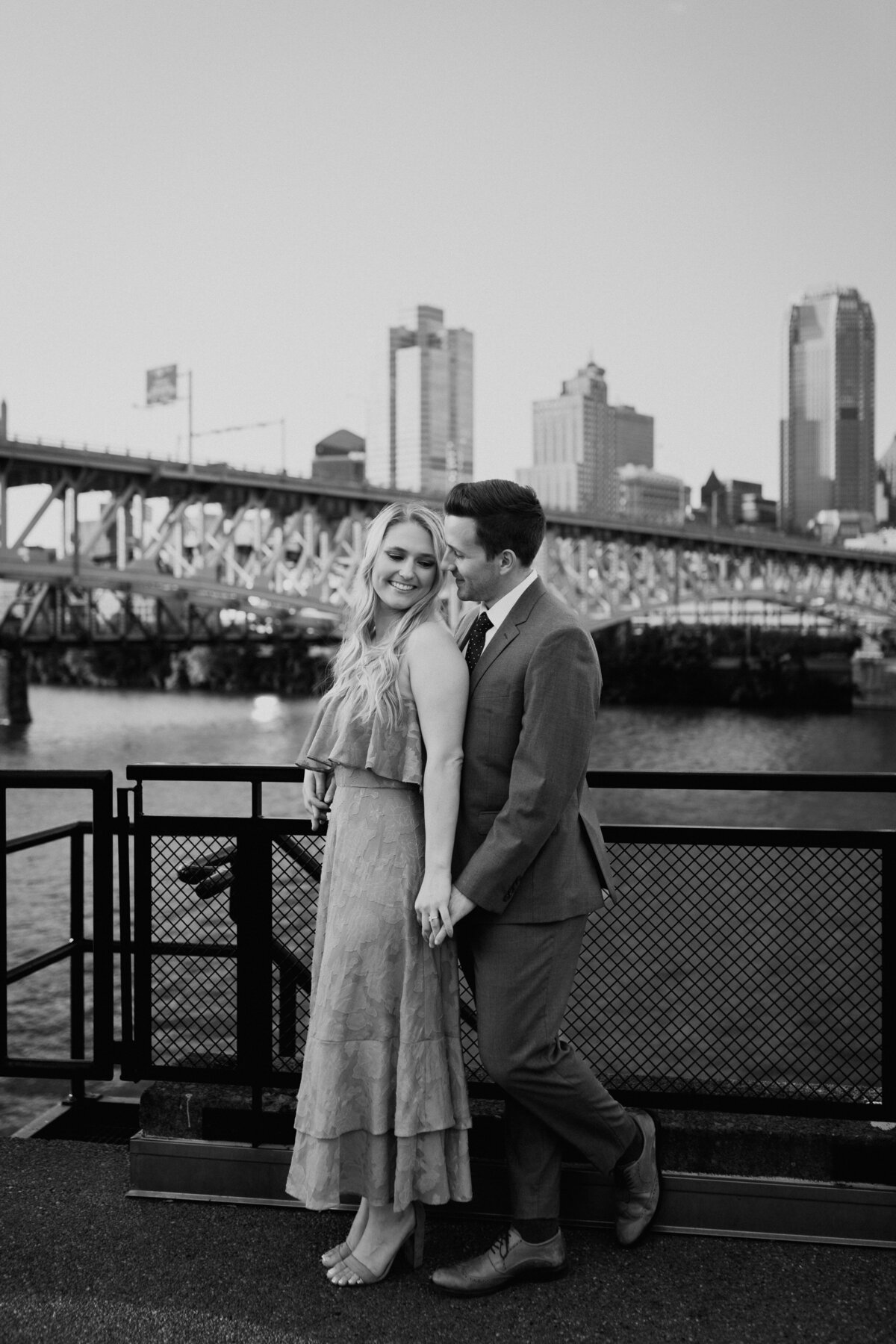 the highline engagement session pittsburgh