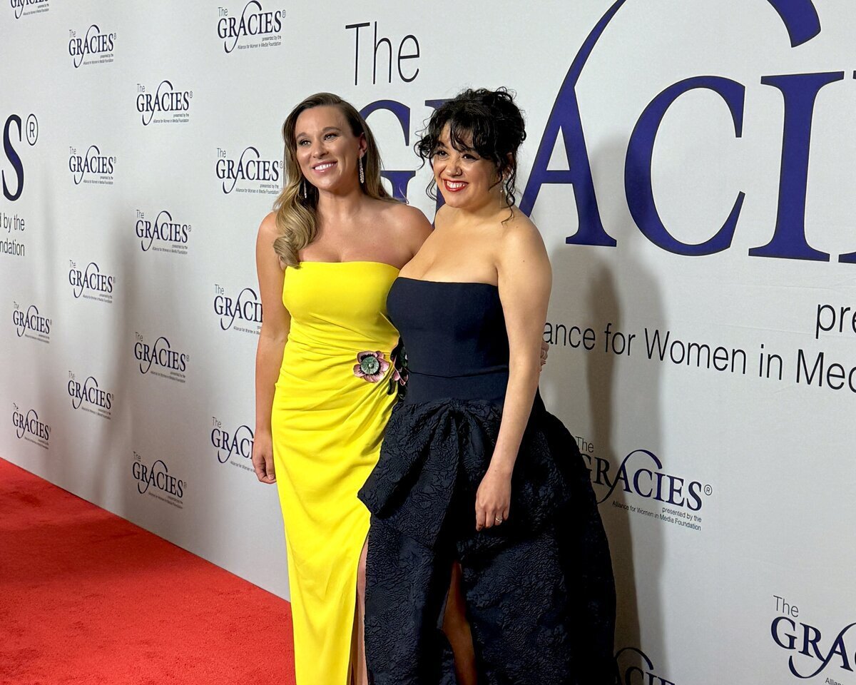 Ashley Flowers, honoree at Gracie Awards Gala 2024