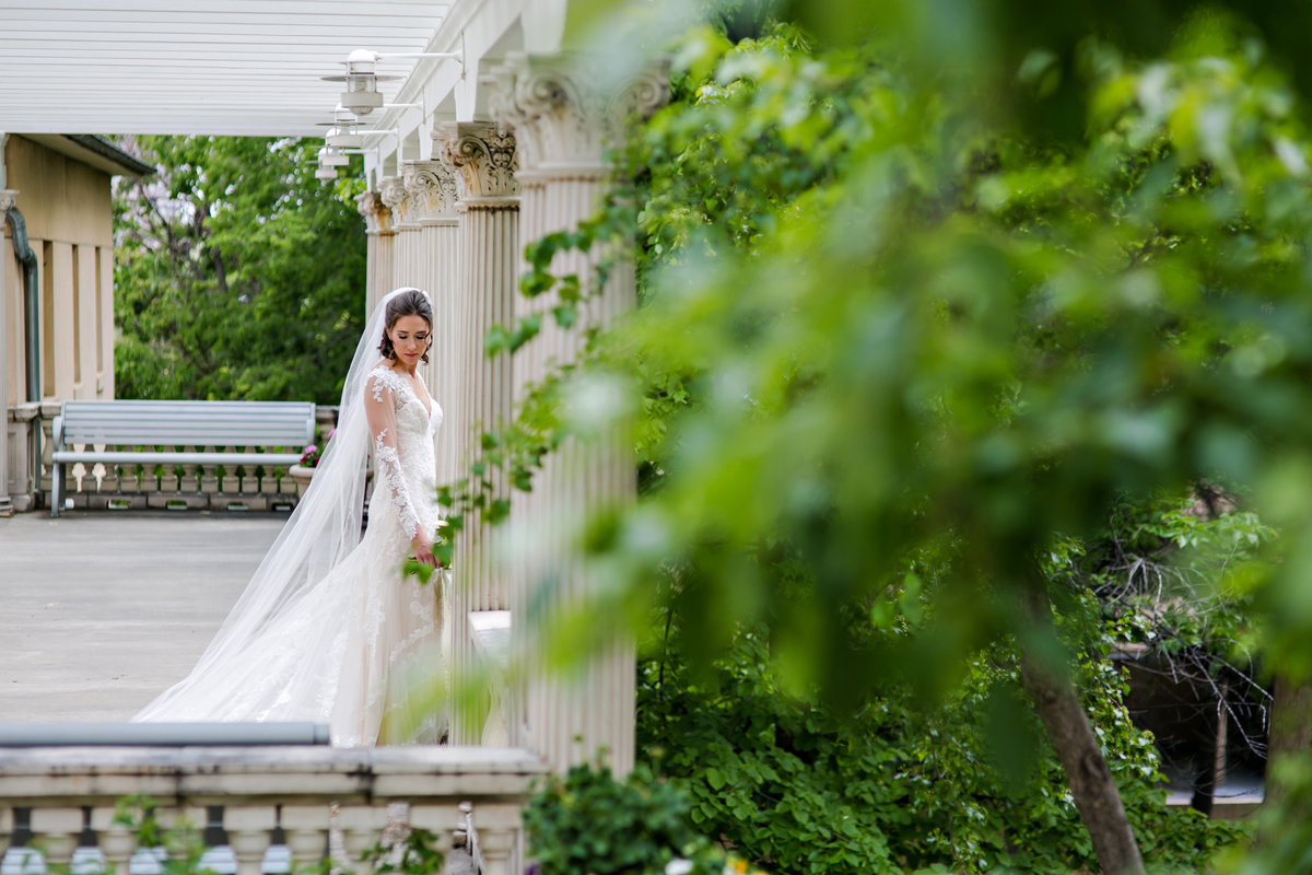 bride in pavilion at Grant Humphreys