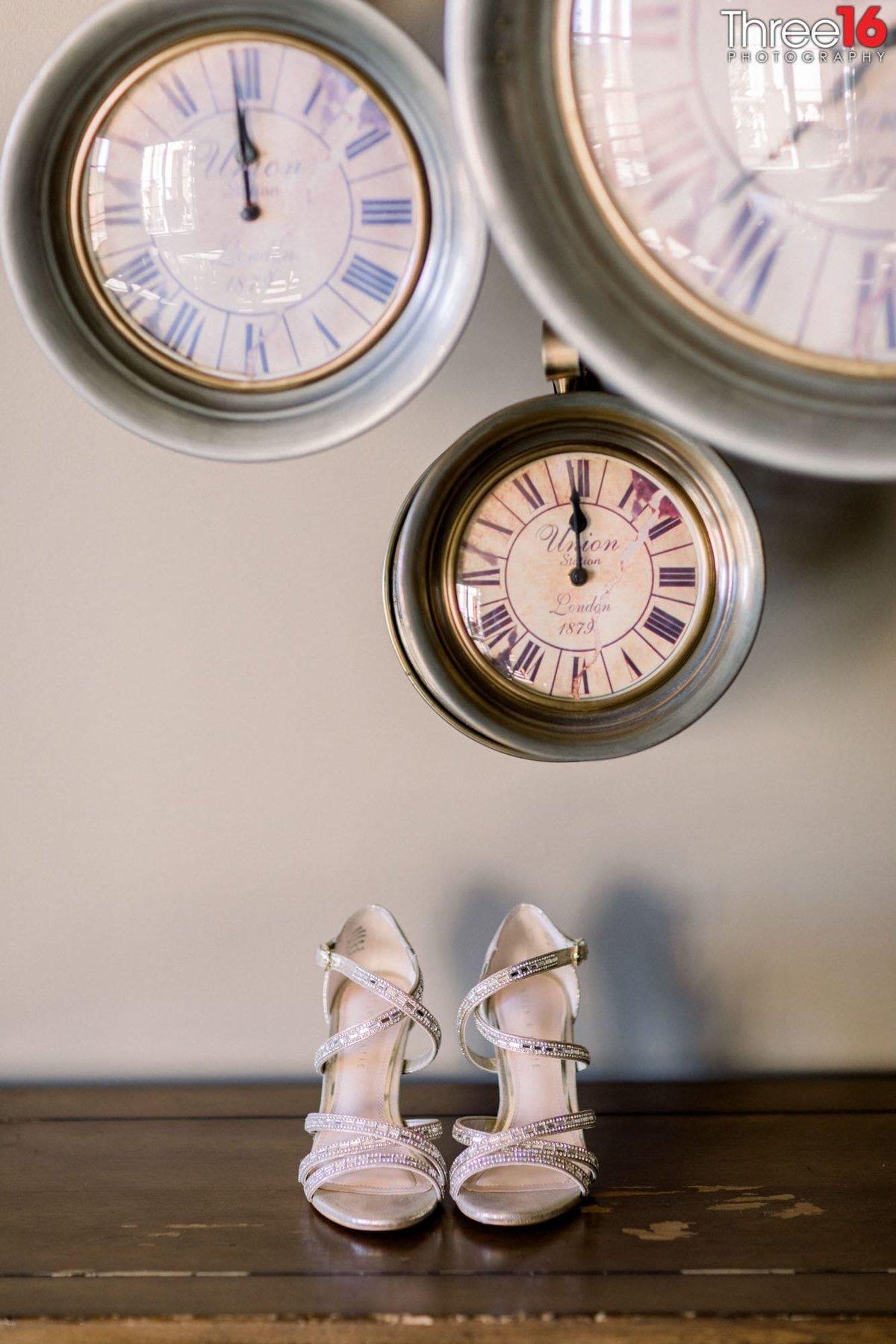 The time is right for the Bride's shoes