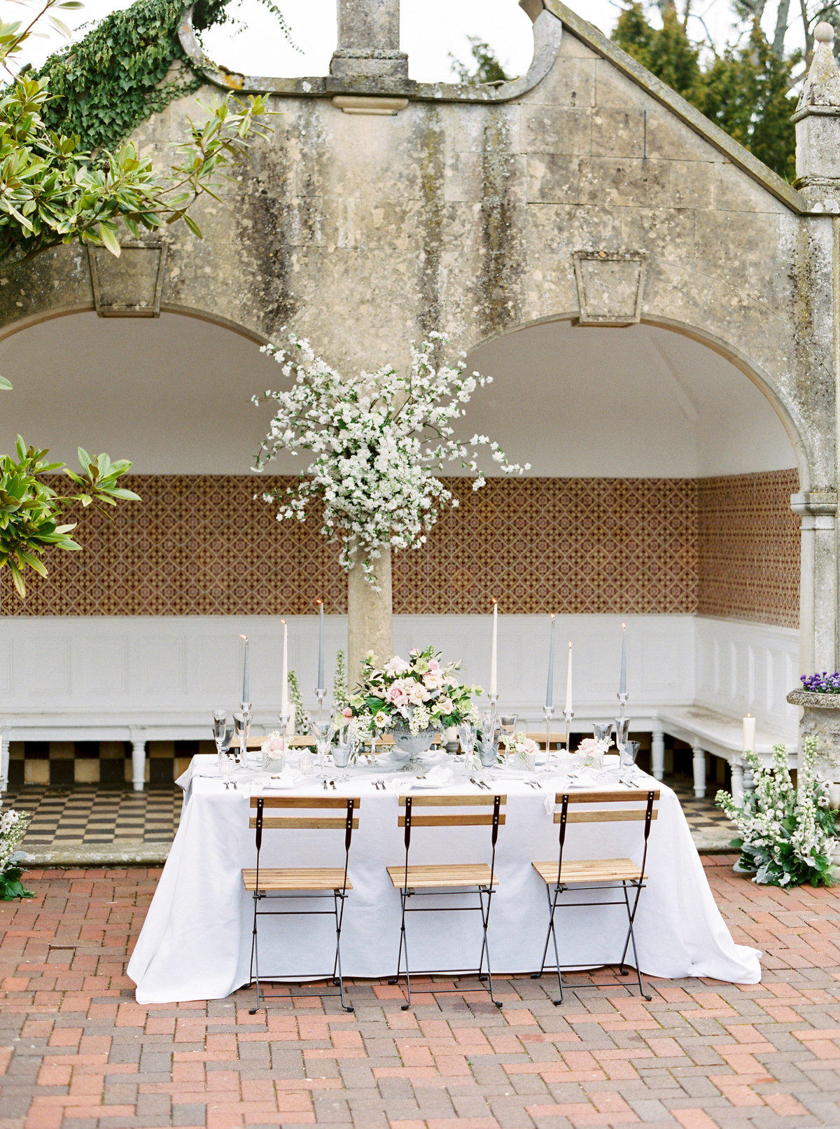 Outdoor Wedding Table Styling UK Hampshire