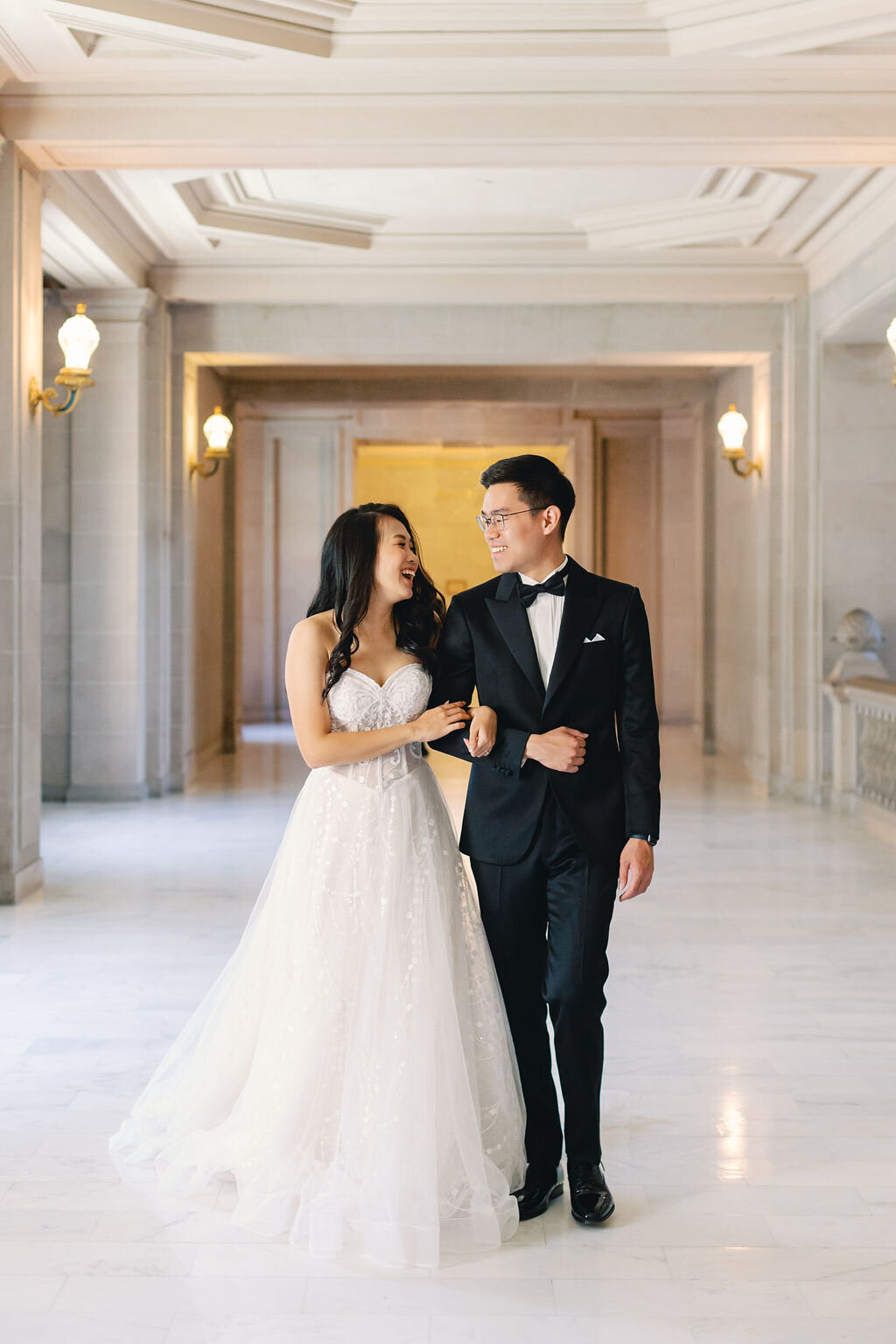 San Francisco Elopement Pre-wedding session City Hall