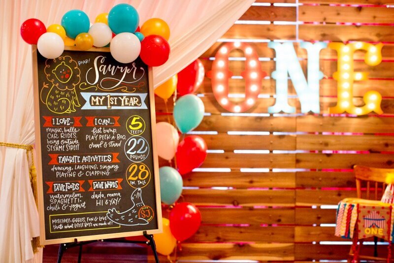 Circus Themed 1st Birthday Indianapolis Party Planner_0024