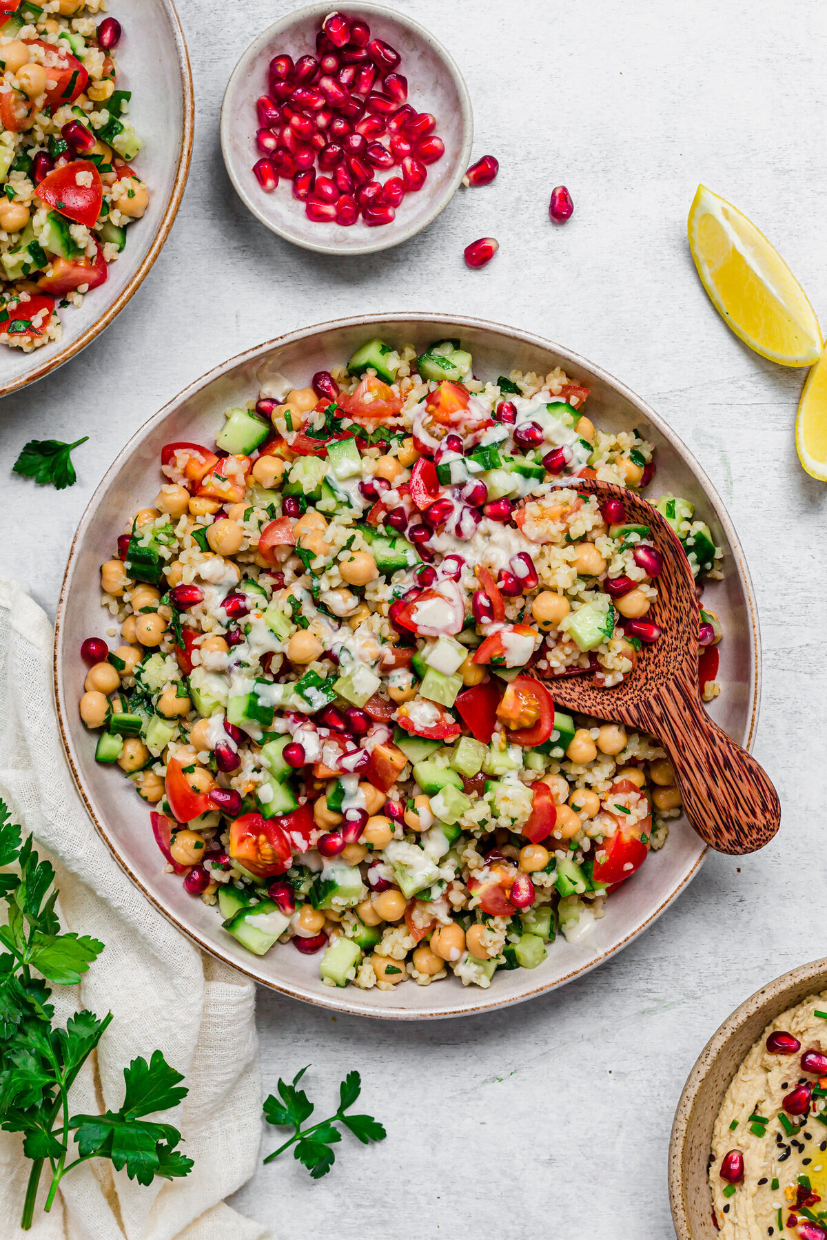 Herby Chickpea Tabouleh Salad