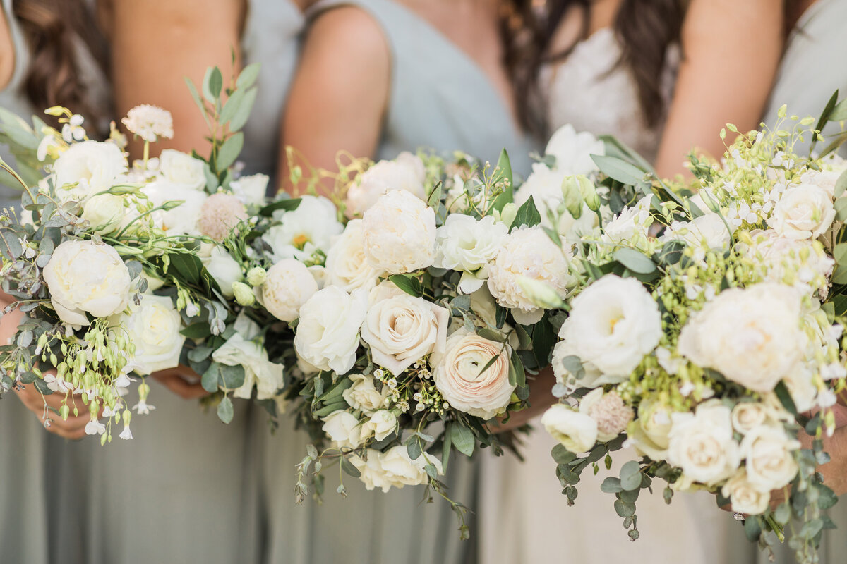 Bridal Party Flowers at The Woodlands Country Club