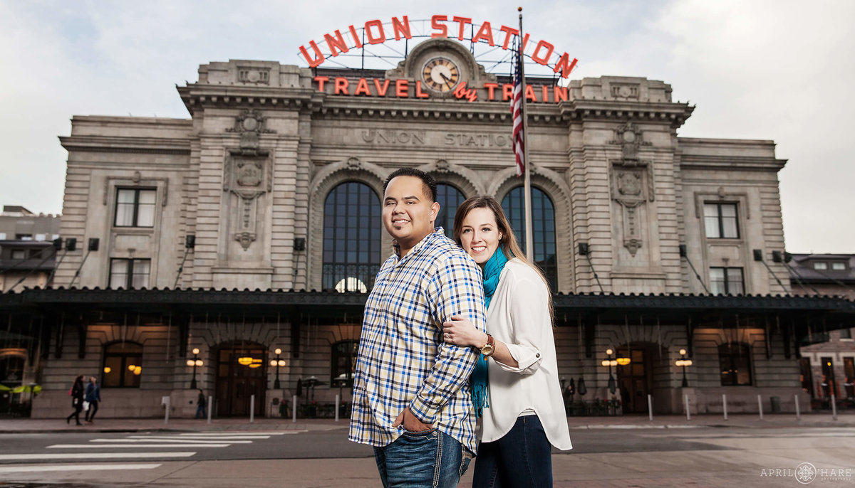 Denver Engagement Photographer at Union Station