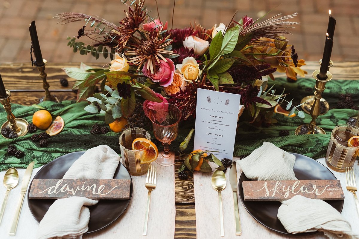 sweetheart table from Leach Botanical Garden Wedding