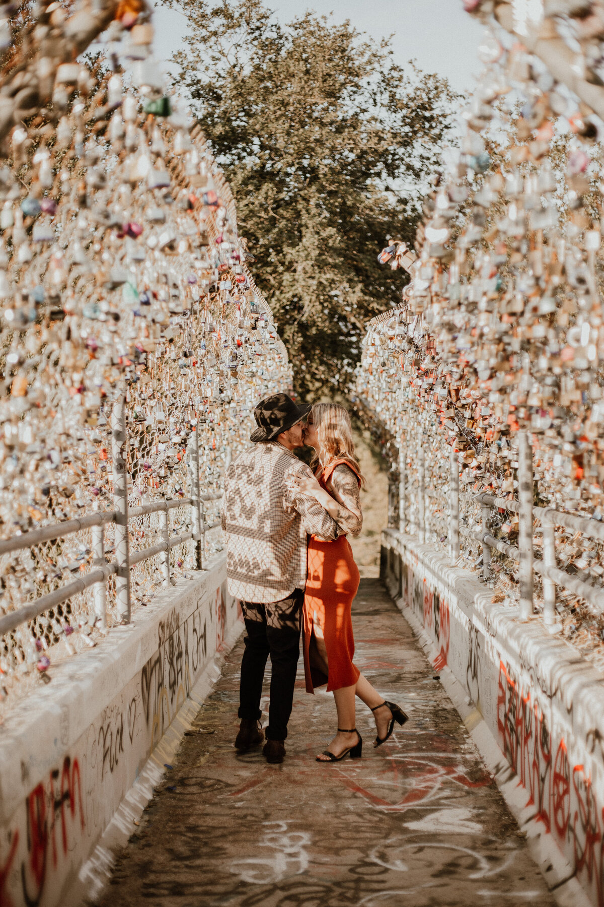 Romantic Engagement Shoot - Buffalo Bayou Park, Houston Texas-67