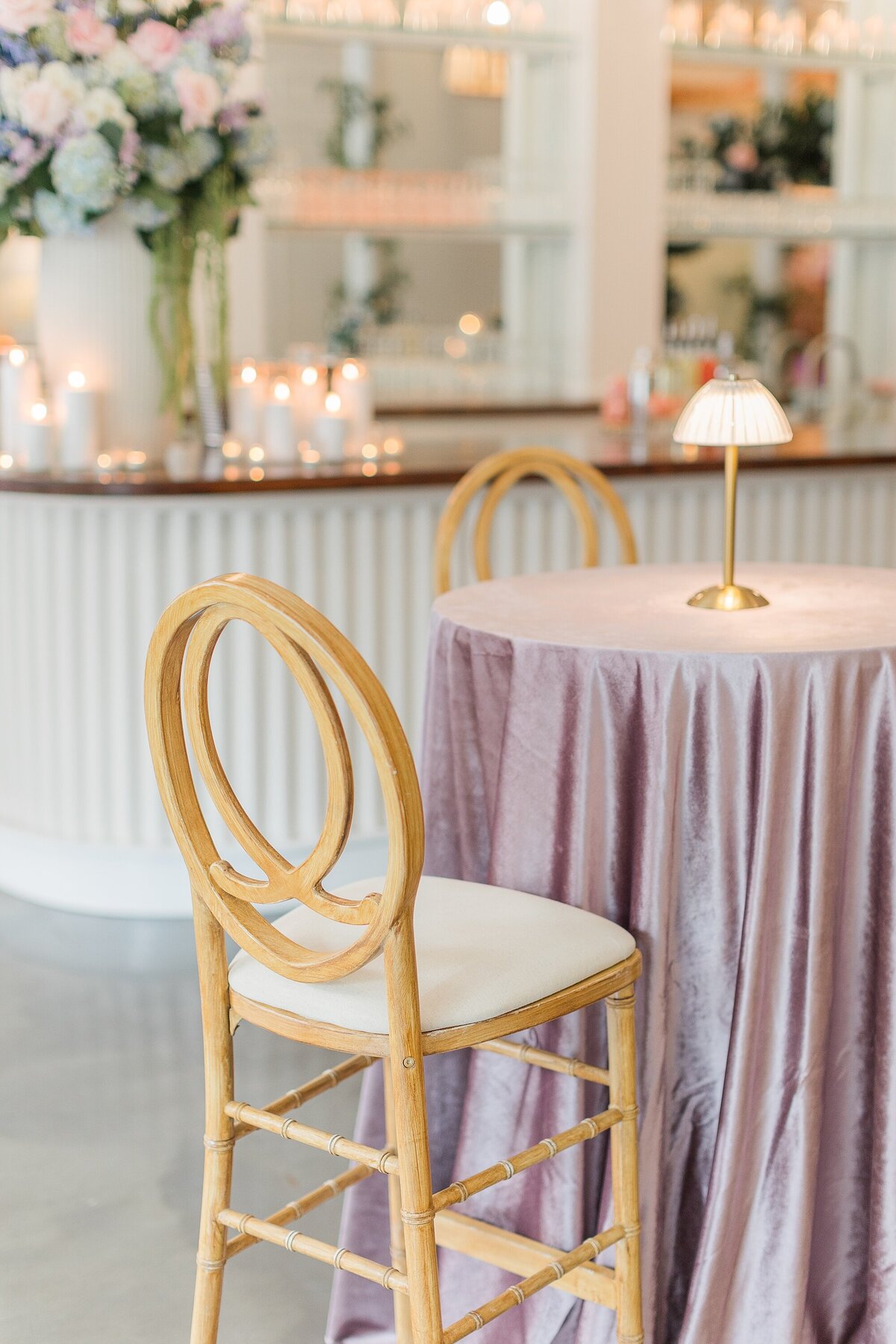 Bridgerton Wedding Details at The Elia Downtown Wilmington NC