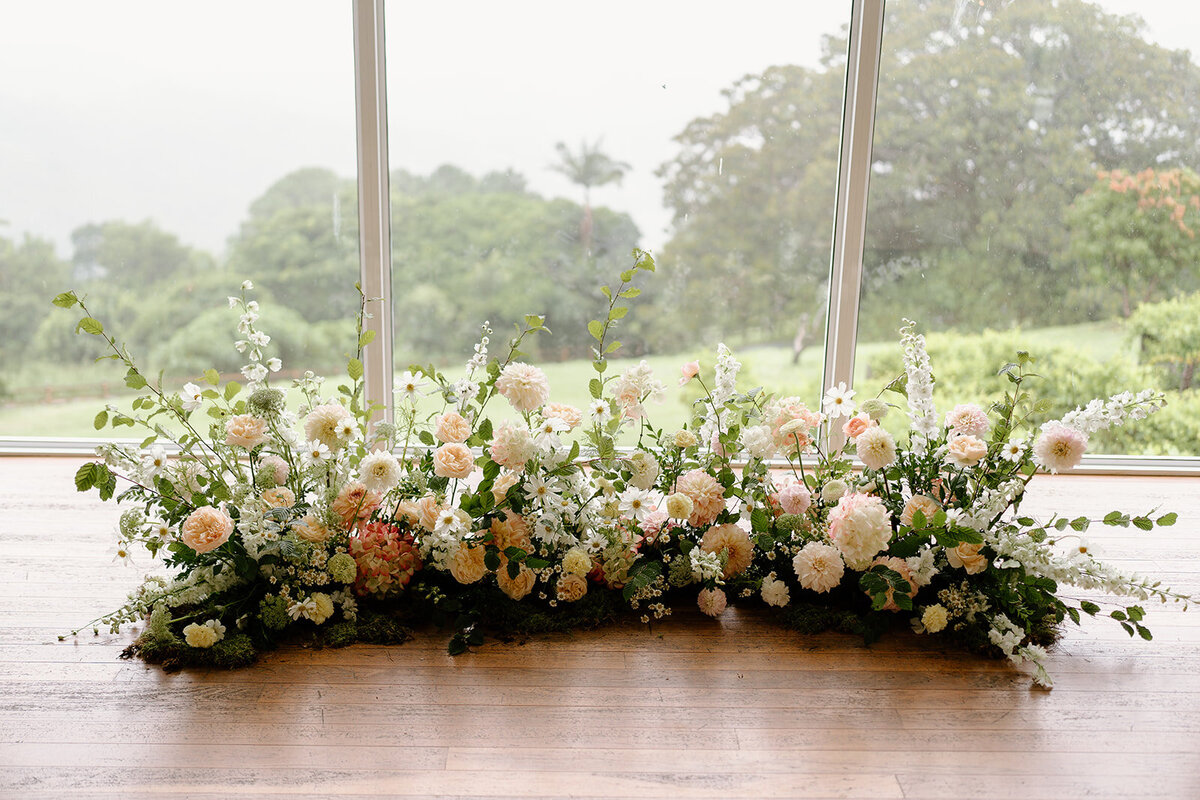 Bee's Blossoms Floral Studio Gold Coast Australia Florist Wedding Event Floral Design Flower Workshops Retail Deliveries Belle Clark Whimsical Romantic Lush Flowers Wedding Bouquets Centerpieces colour-20