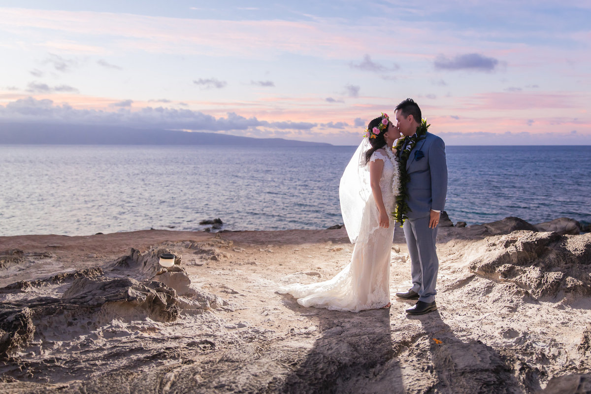 Maui Beach Maui wedding photography  - Bride and groom
