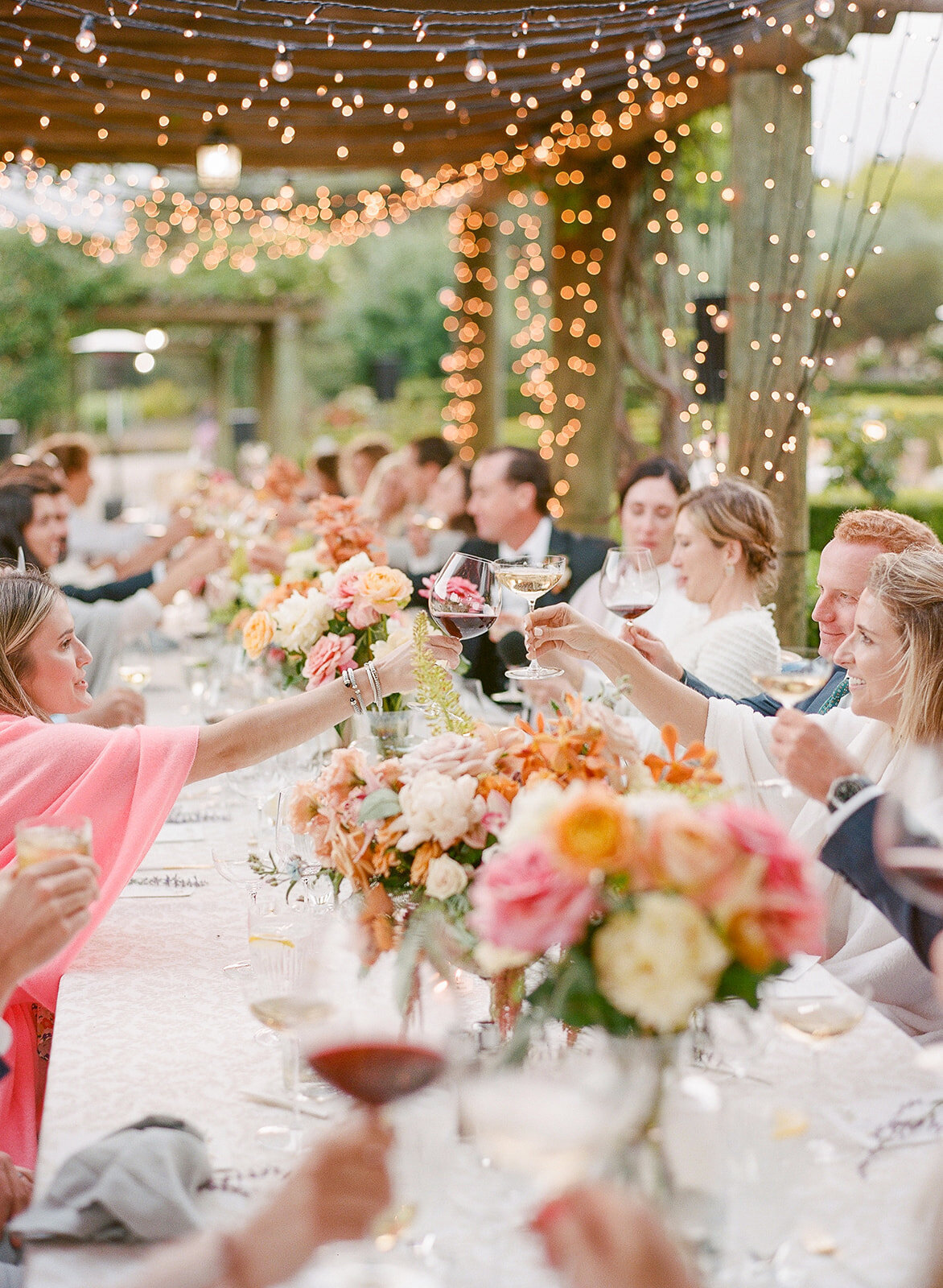 Bernardus Carmel Wedding dinner toast