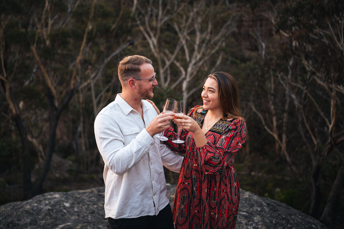 Blue Mountains Sunset Proposal Photography-32