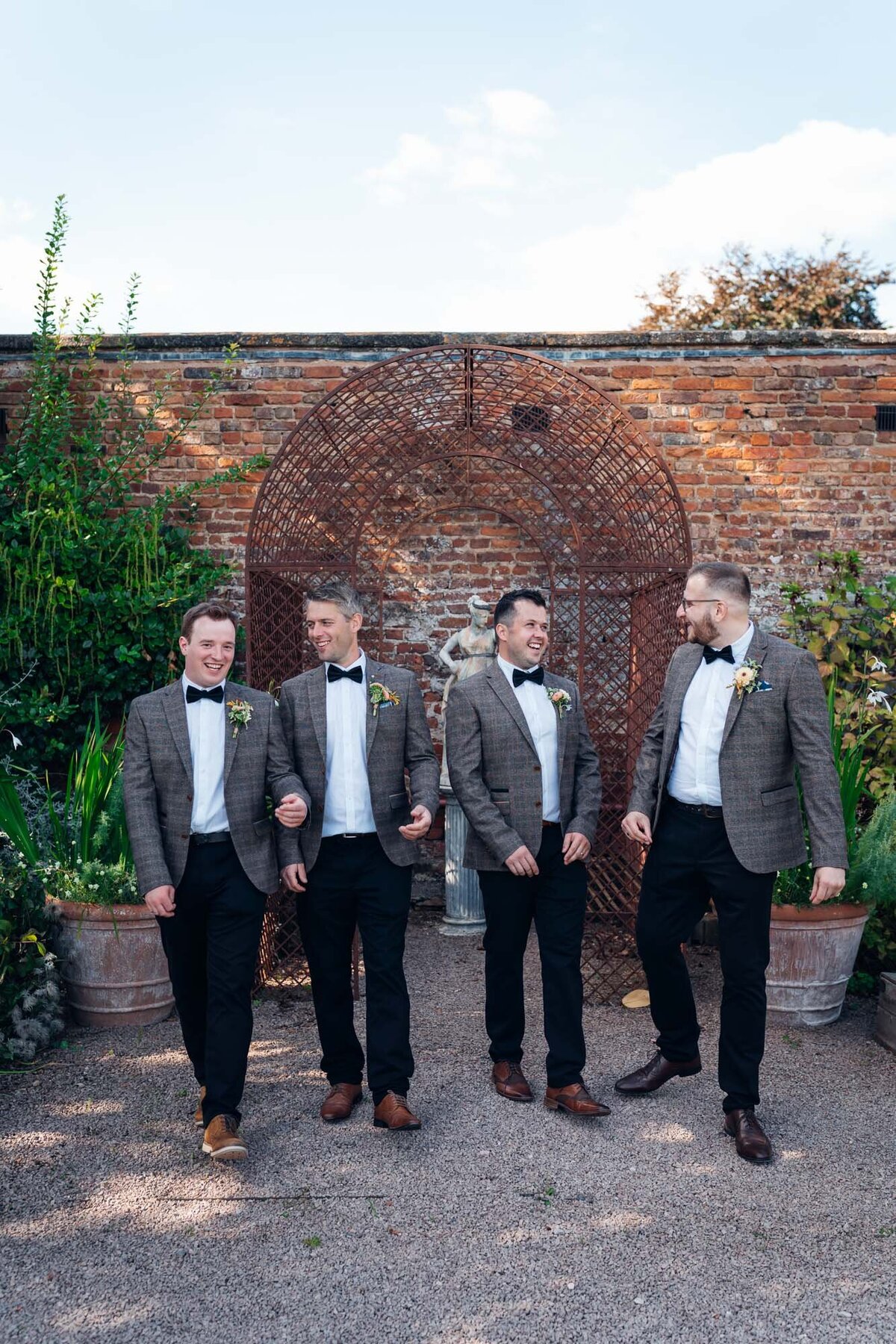 cotswold-wedding-photographer-groom-with-groomsmen