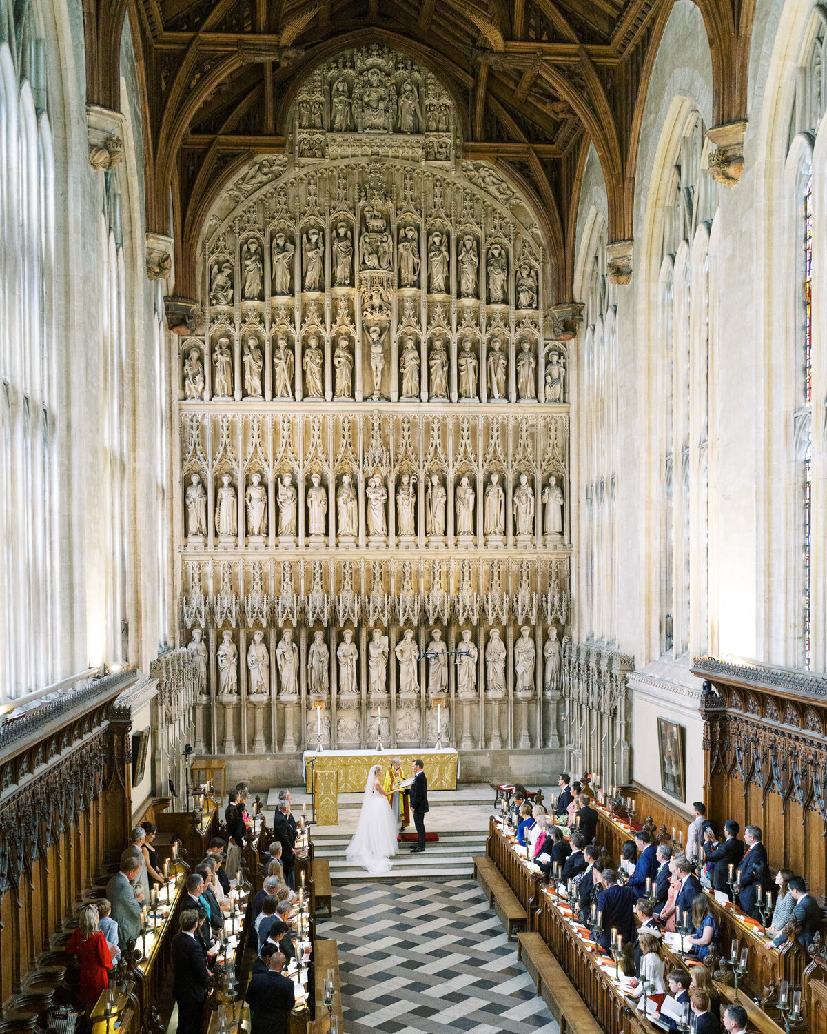 Church wedding in Oxford