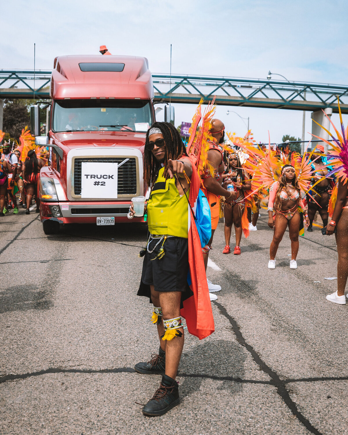 Photos of Masqueraders from Toronto Carnival 2023 - Sunlime Mas Band - Medium Band of The Year 2023-115