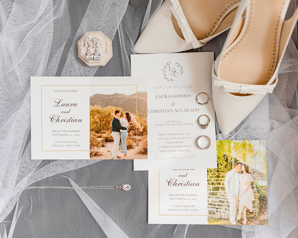 Details of wedding day items