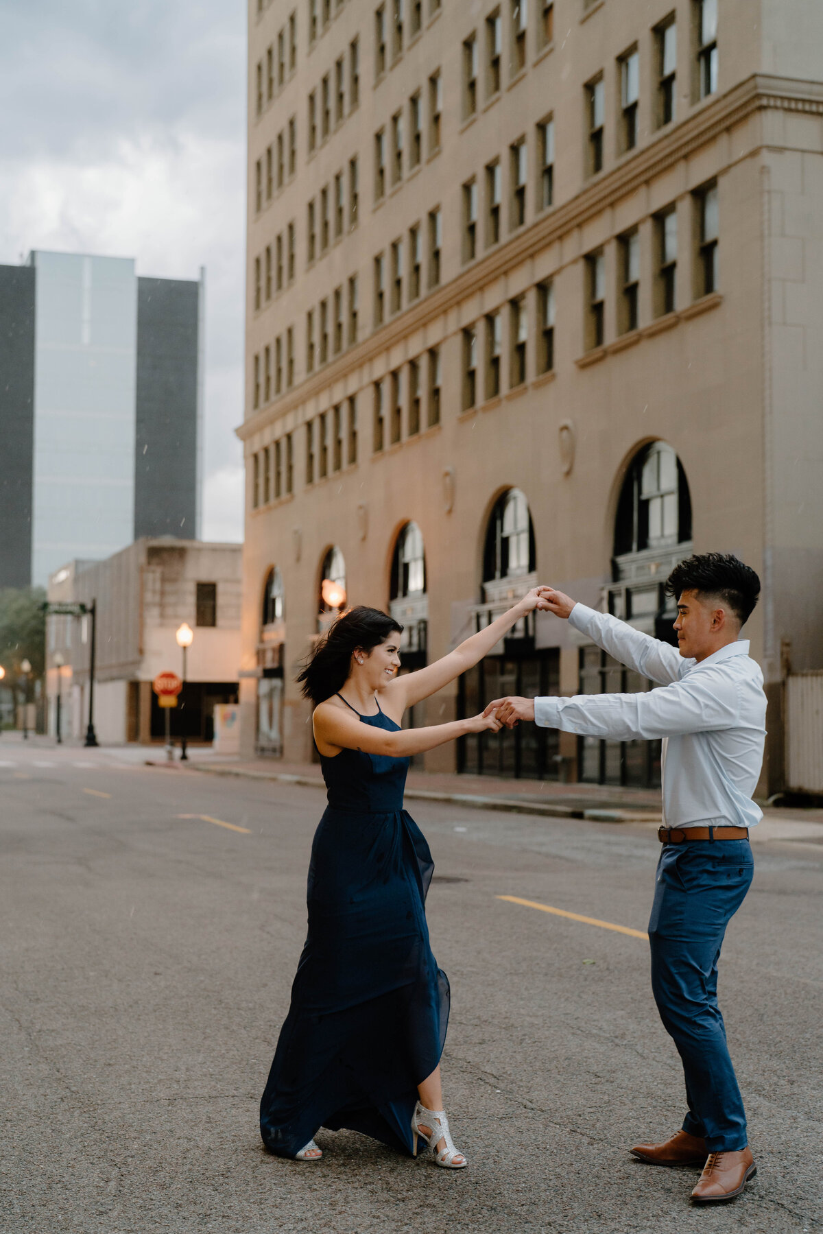 Downtown Beaumont Texas_Couple Session_Courtney LaSalle Photography-2