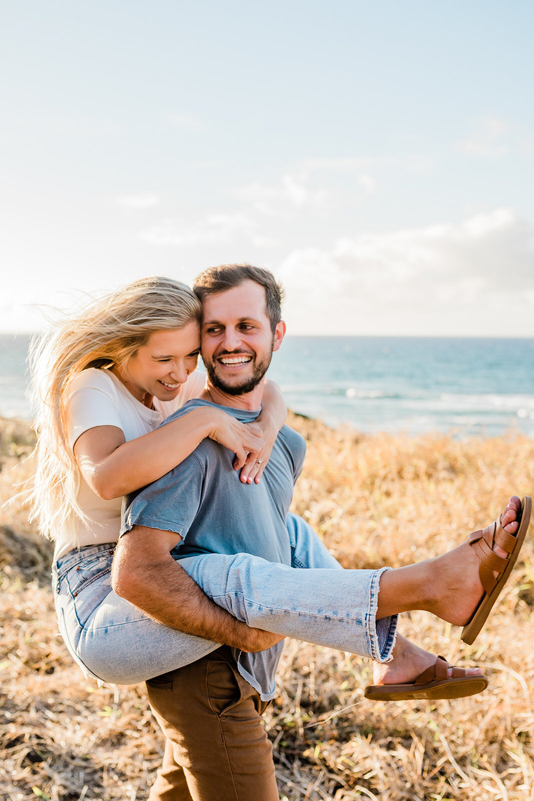 Couples portraits at San Onofre