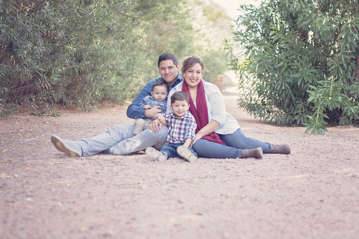 Family Photo by Family Photographer Plume Designs & Photography in Scottsdale, Arizona