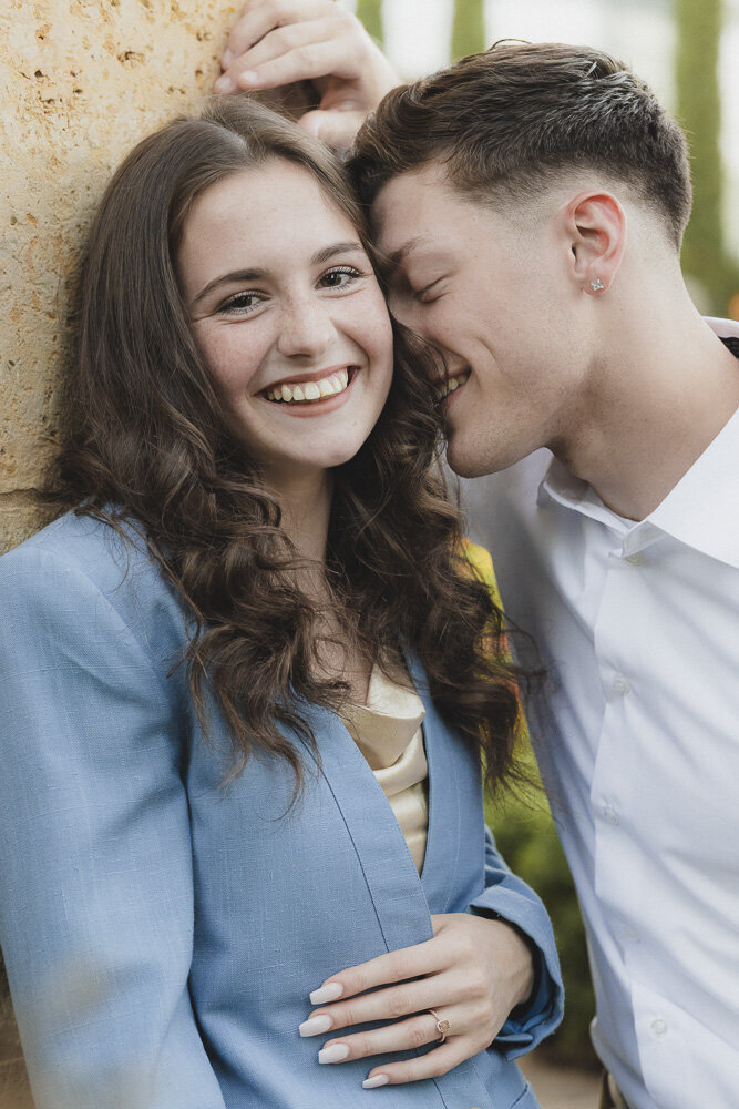 Lily & Skyler - Philbrook Museum of Art Engagement Session-51