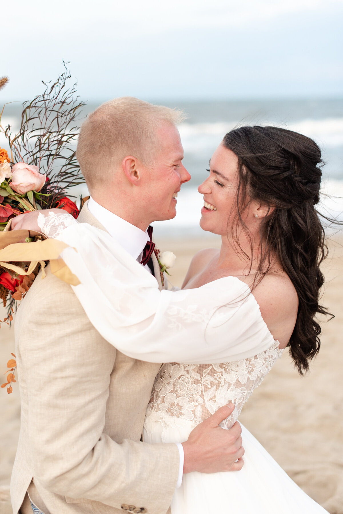 Sophie and Zach Nags Head Beach Wedding SP-001
