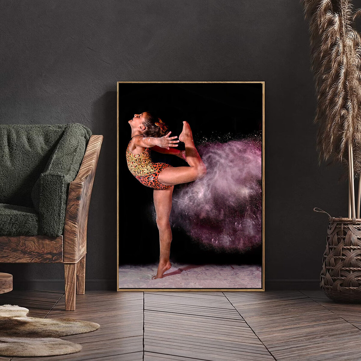 gymnastics-artwork-portrait-framed-ashlie-steinau-photography-wallingford-ct