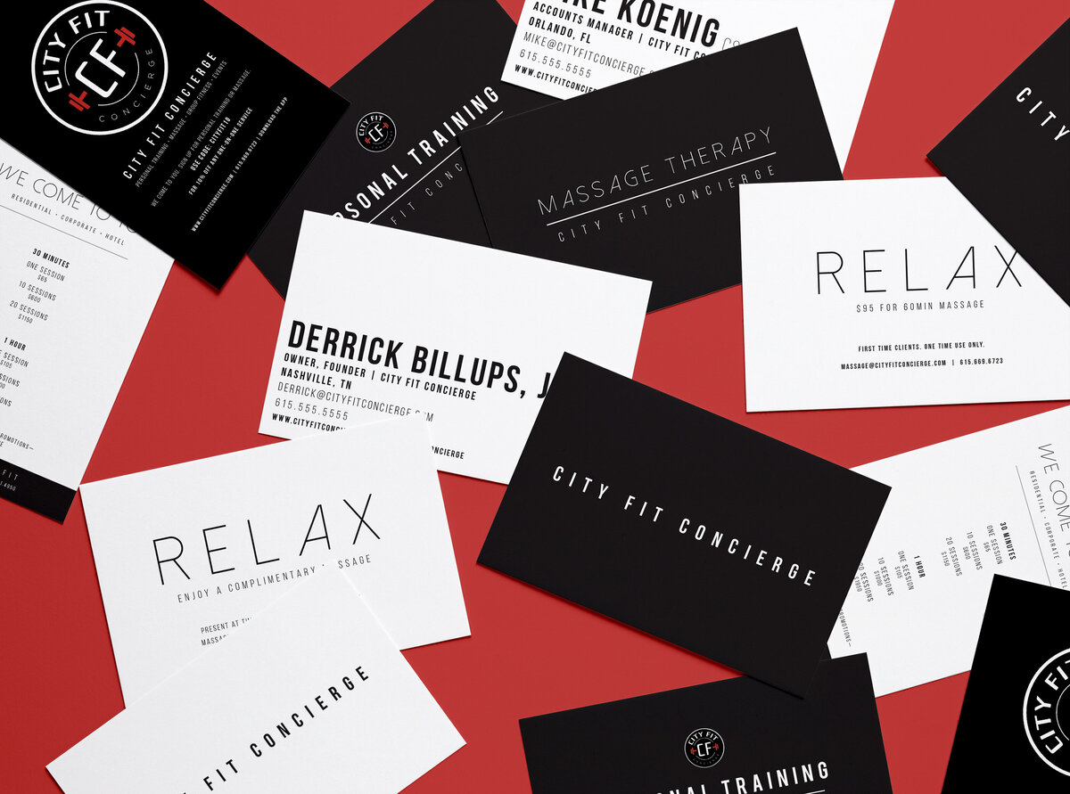 Realistic Business Cards MockUp 4
