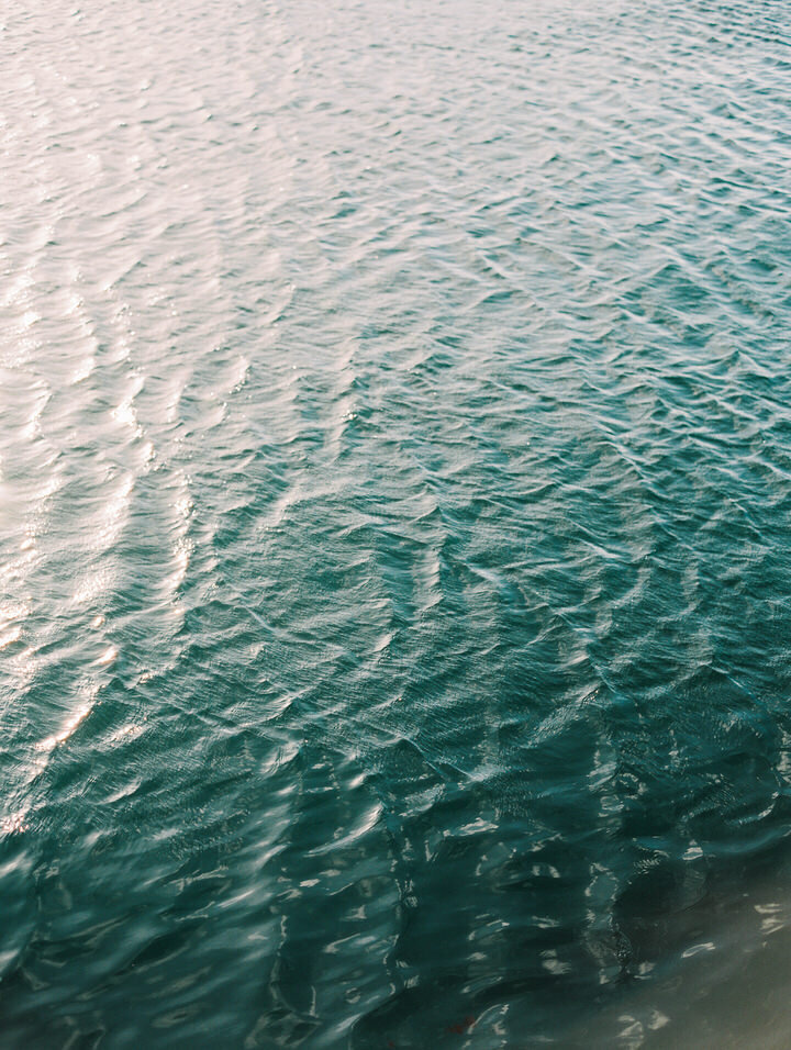 ocean ripples on film