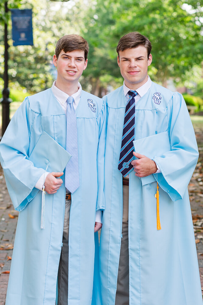 Cap & Gown Family photo session in Wake Forest, NC