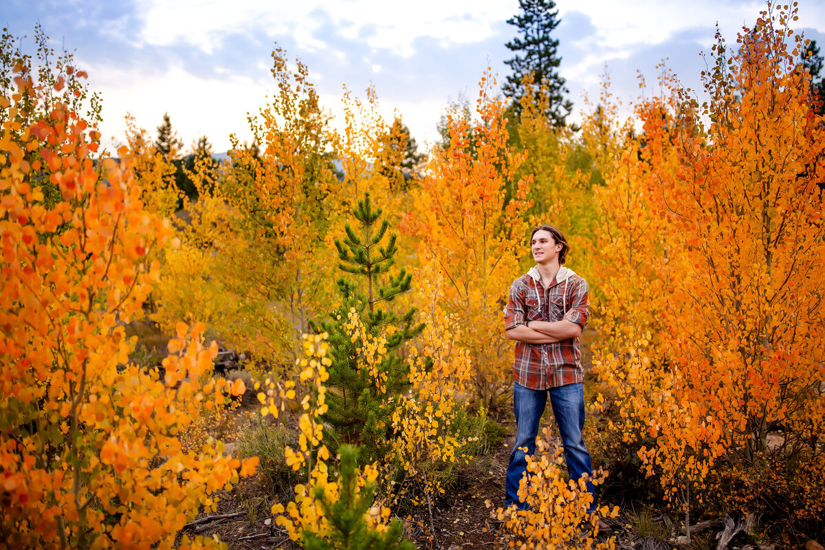 Colorful Senior Portraits in Summit County