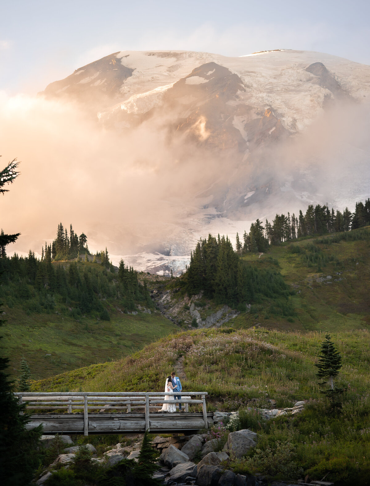 Mt Rainier National Park Elopement Photographer