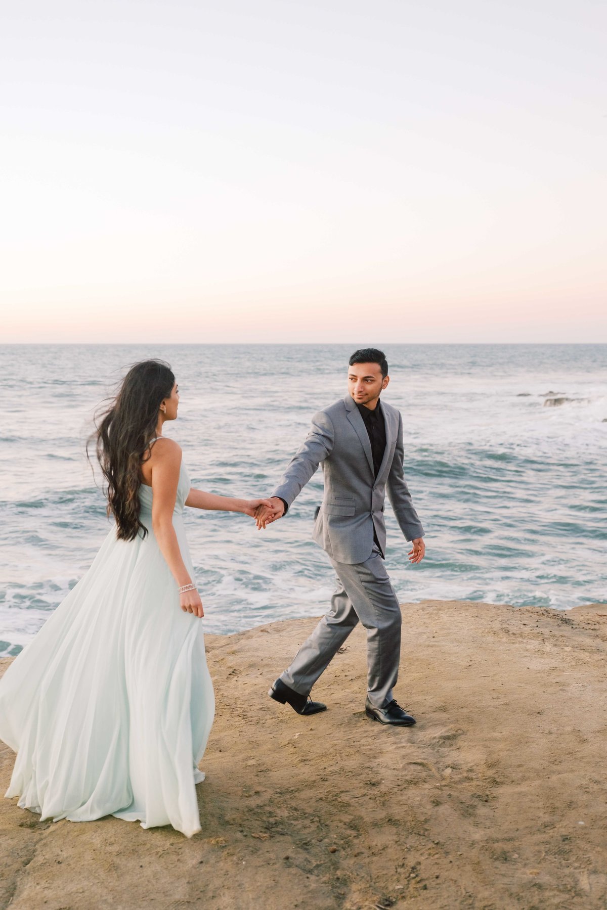Babsie-Ly-Photography-San-Diego-Proposal-Engagement-Sunset-Cliffs-Indian-Couple-Dog-Surprise-007