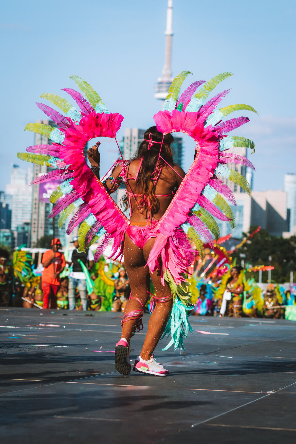 Photos of Masqueraders from Toronto Carnival 2023 - Sunlime Mas Band - Medium Band of The Year 2023-027
