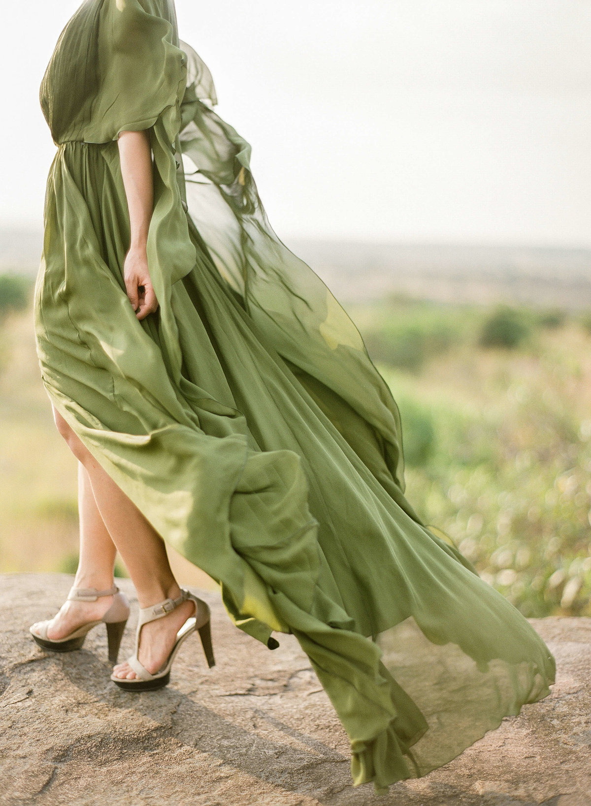 22-KTMerry-weddings-green-chiffon-gown