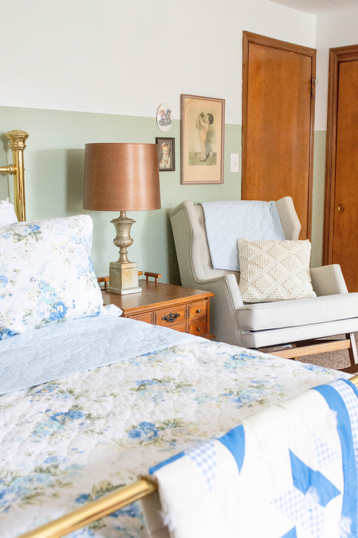 Green and Blue Boy Nursery Guest Room -19