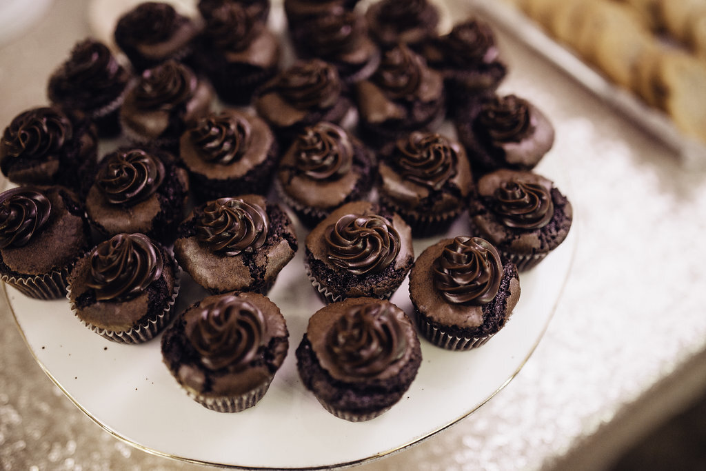 Wedding Photograph Of Chocolate Cupcakes Los Angeles
