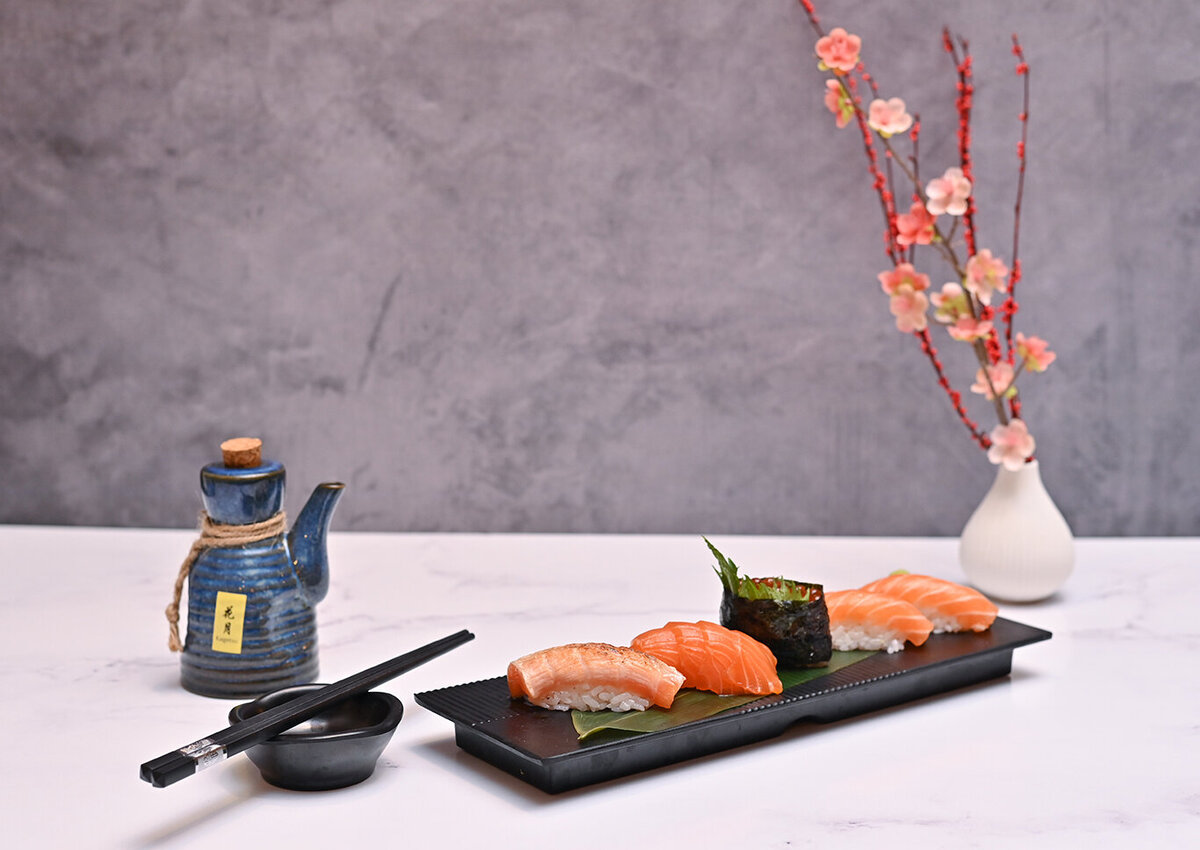 a sashimi plate