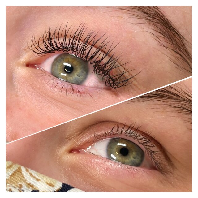 eyelash curling and tint Connecticut