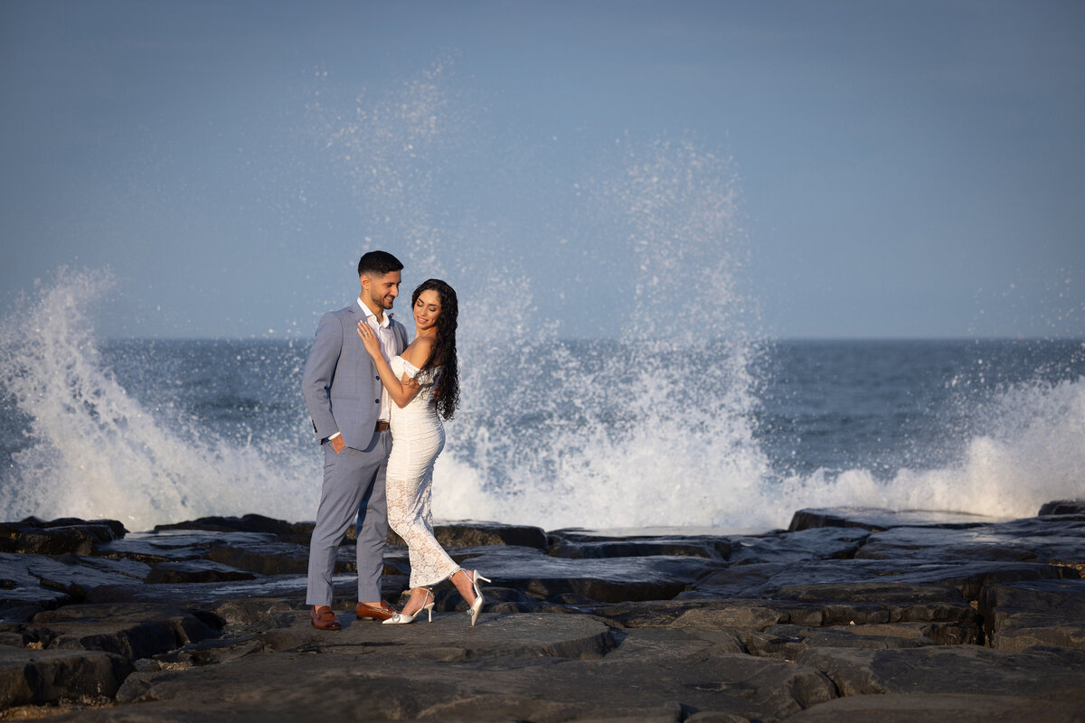 engagement-asbury-park-beach-waves-rocks
