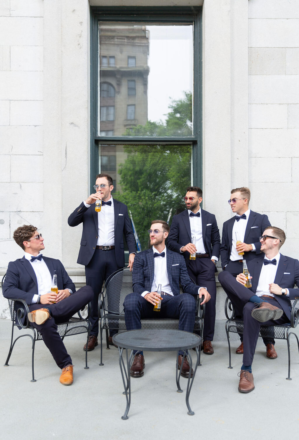 Montreal italian wedding | Old montreal bride and groom portraits | Montreal wedding photographer