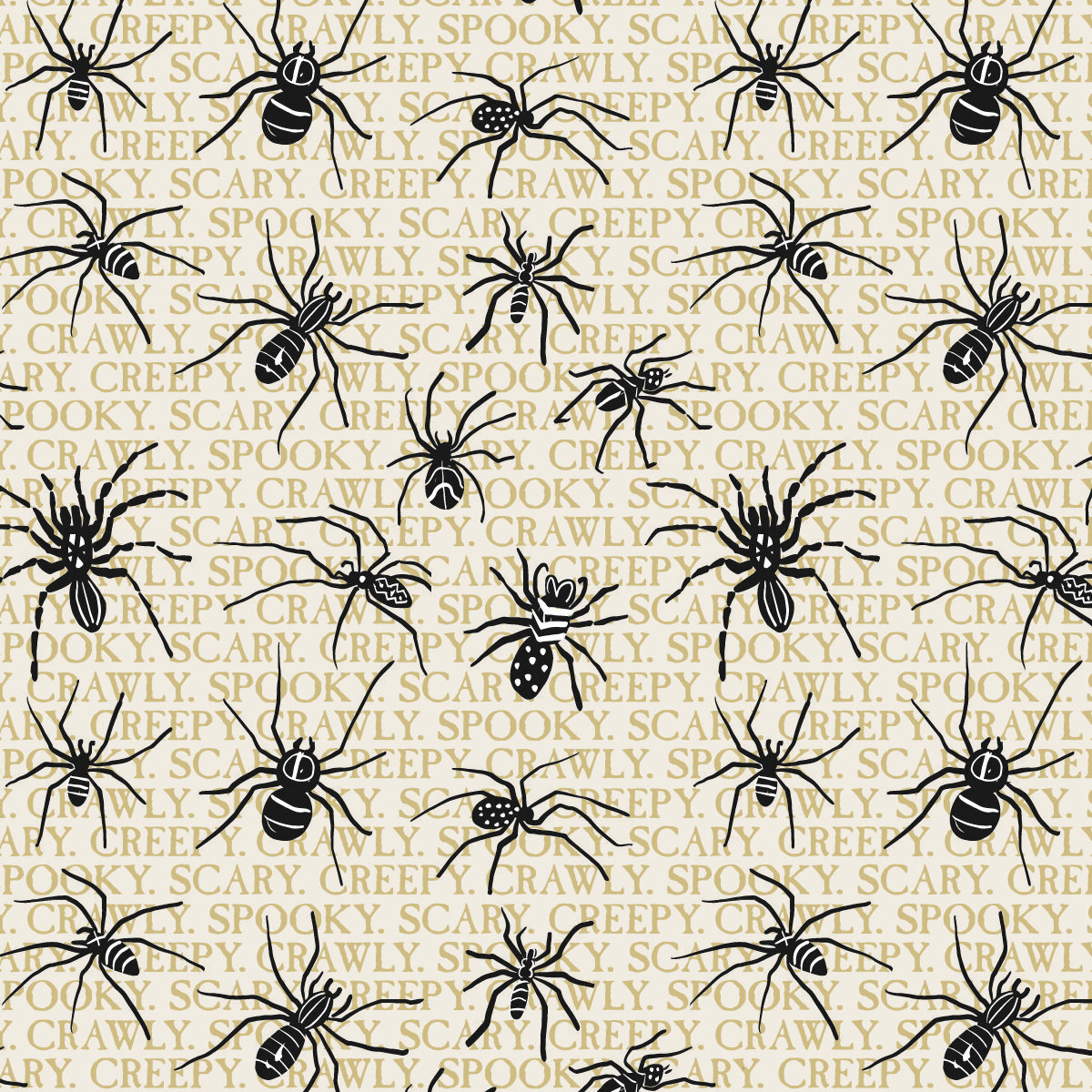Spooky Creepy Spiders