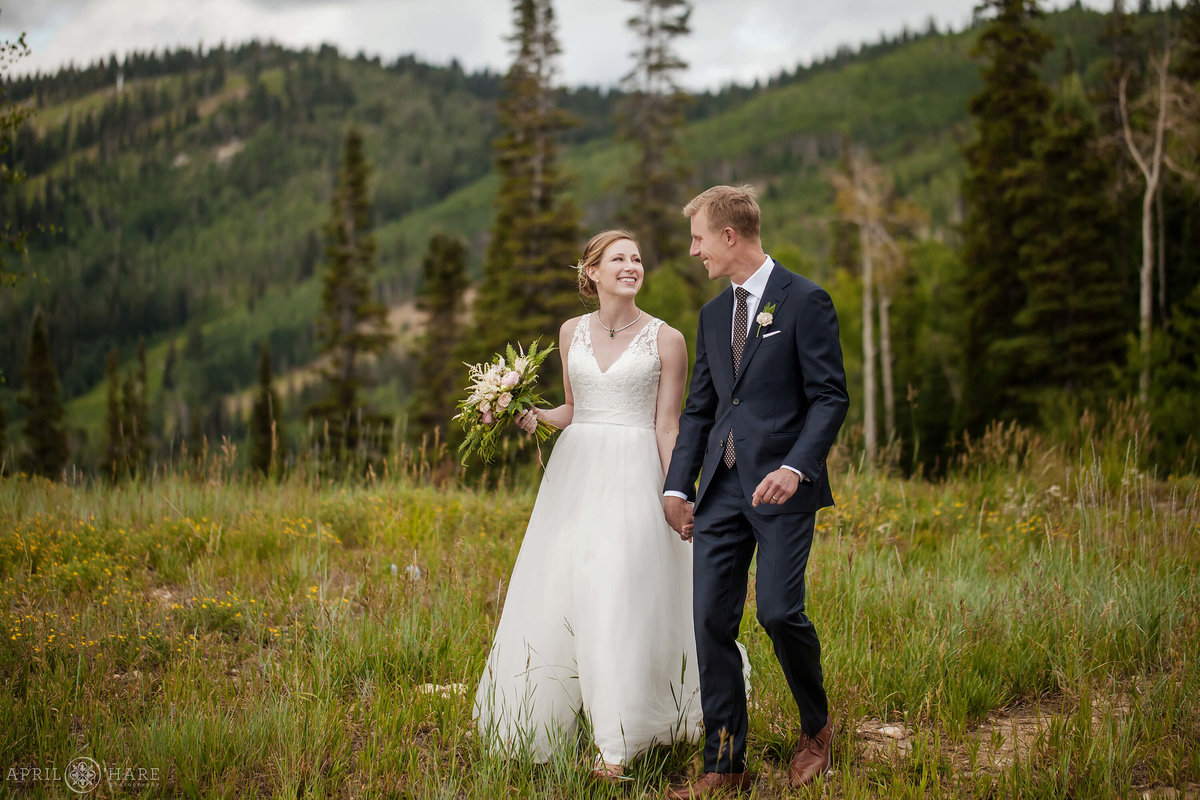 Colorado Mountain Wedding Photographer at Steamboat Springs Resort