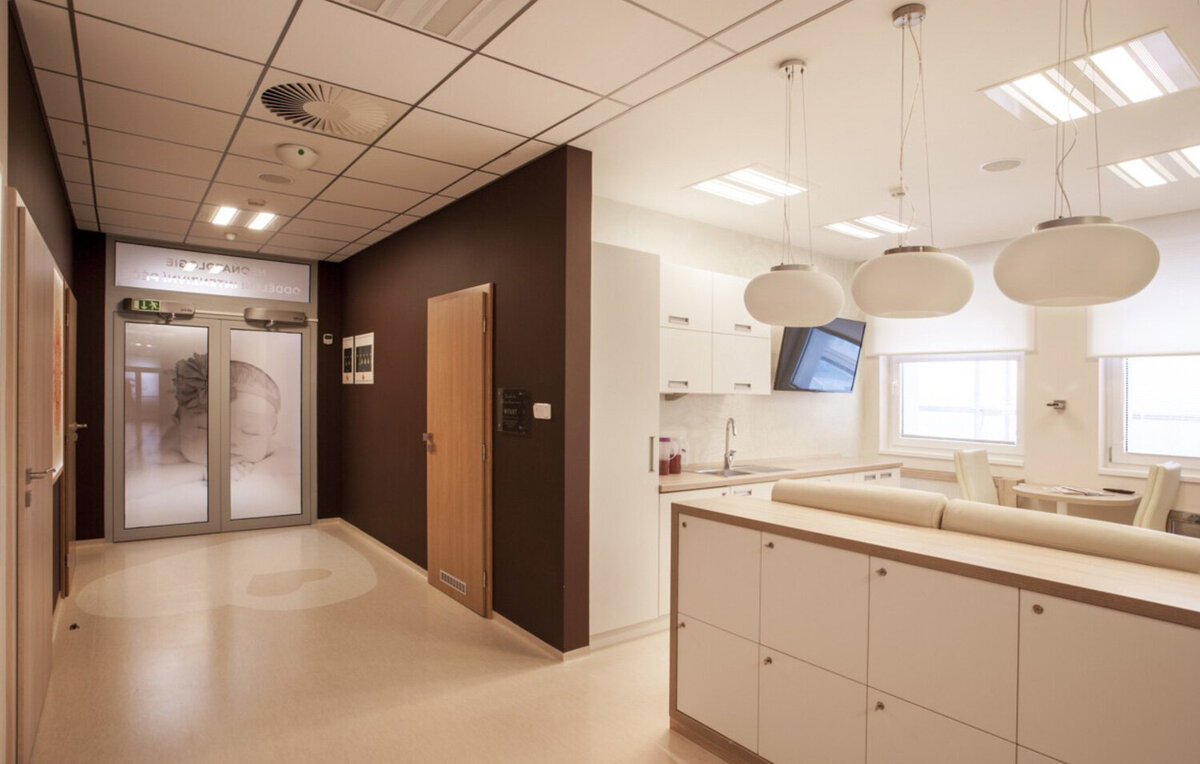 design interiéru oddělení neonatologie intenzivní péče