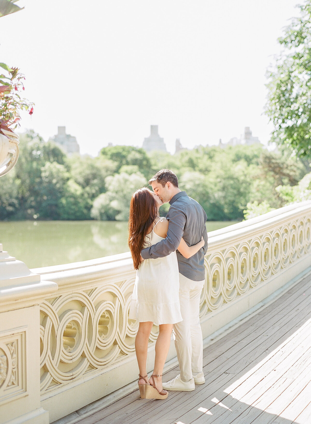 Central Park Engagement Photos on Film-3
