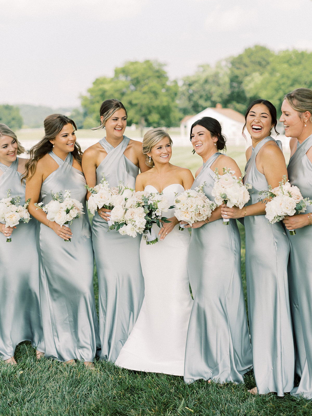 Sage Bella Bridesmaids Dresses Franklin Tennessee Wedding