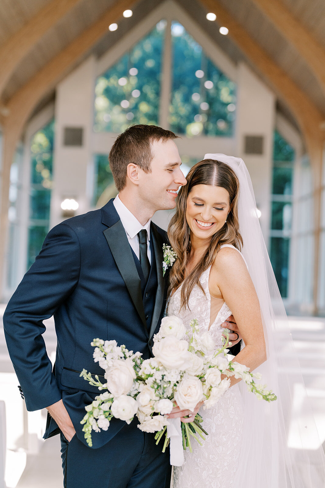 Glass Chapel Broken Arrow Wedding