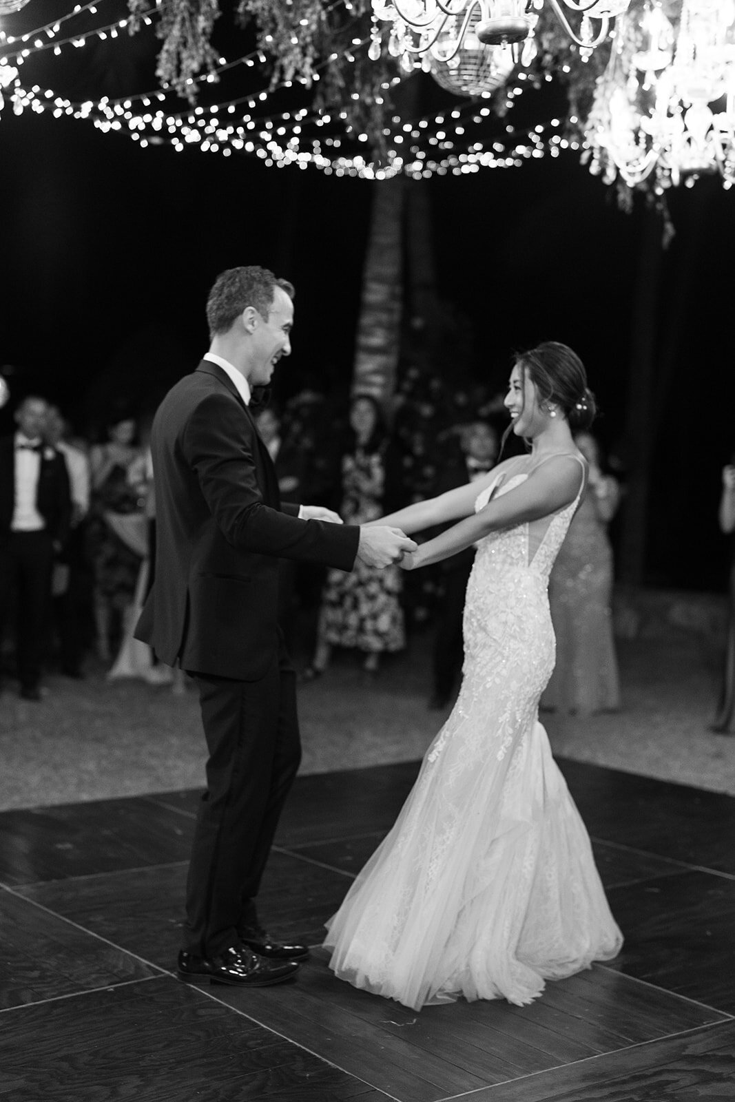 First Dance at One and Only Mandarina wedding