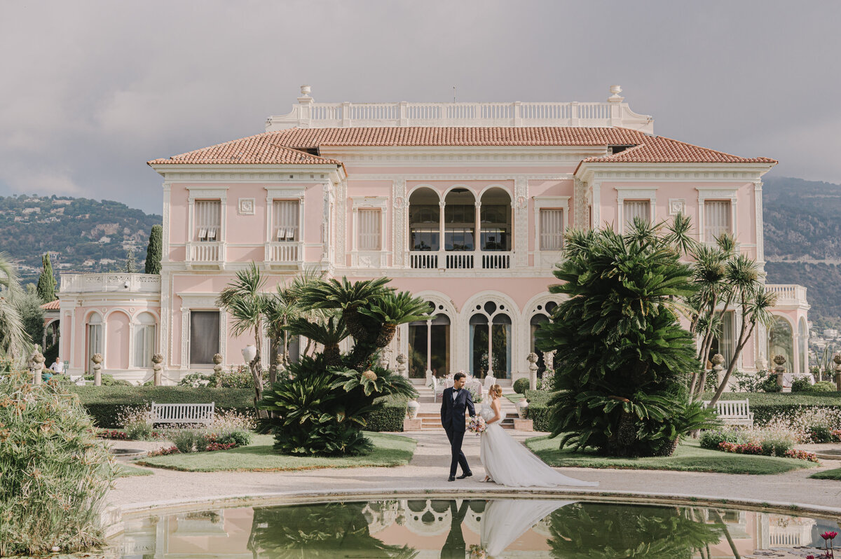 Villa Ephrussi de Rothschild wedding l hewitt photography-11