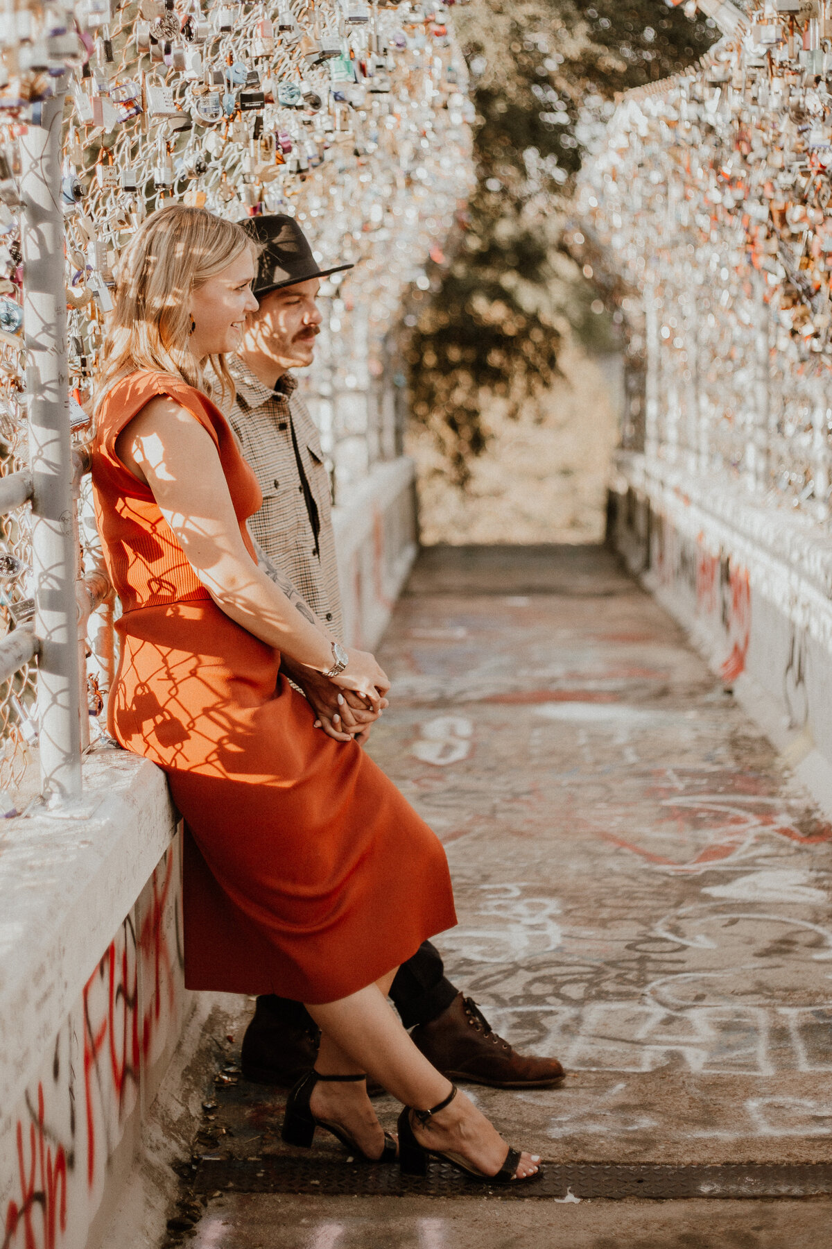 Romantic Engagement Shoot - Buffalo Bayou Park, Houston Texas-65